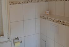 Bad mit Dusche Ferienhaus Zum Anleger 18 in Hohen Wieschendorf